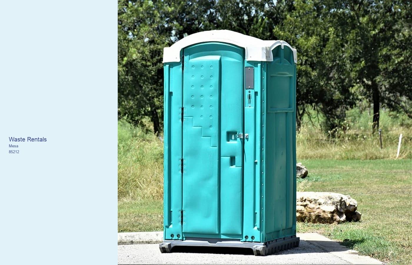 portable toilet rental for special events